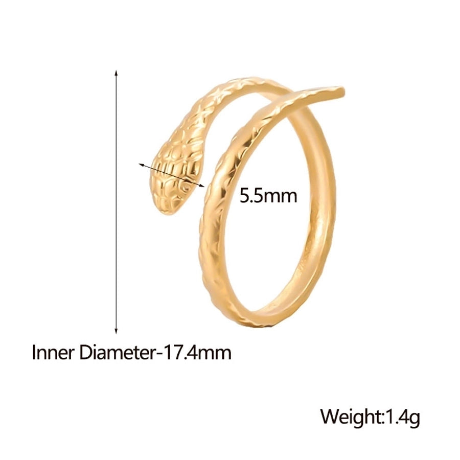 Anneau ouvert à serpent [acier inoxydable]