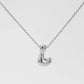 Letter Pendant Necklace [304 Stainless Steel,18K Gold Plated]