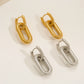 Oversized U Shape Earrings [304 Stainless Steel,18K Gold Plated]