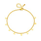 Anklet farfalla [acciaio inossidabile 304, oro 18K placcato]