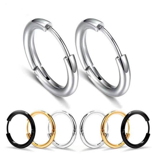 Single Hoop Earrings 1 Piece Earrings [Stainless Steel]