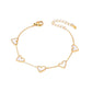 Star/Flower/Butterfly Shell Bracelets [304 Stainless Steel,18K Gold Plated]