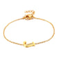 Letter Bracelets [304 Stainless Steel,18K Gold Plated]