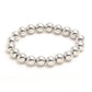 Round Beads Elastic Bracelet [304 Stainless Steel