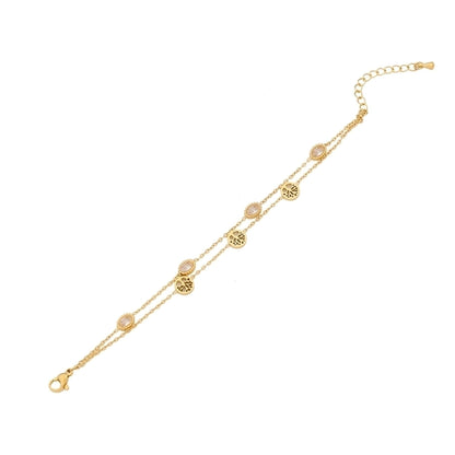 Cute Designs Bracelets [Stainless Steel, 18K Gold Plated]