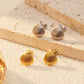 Marine Style Shell Earrings [304 Stainless Steel,18K Gold Plated]