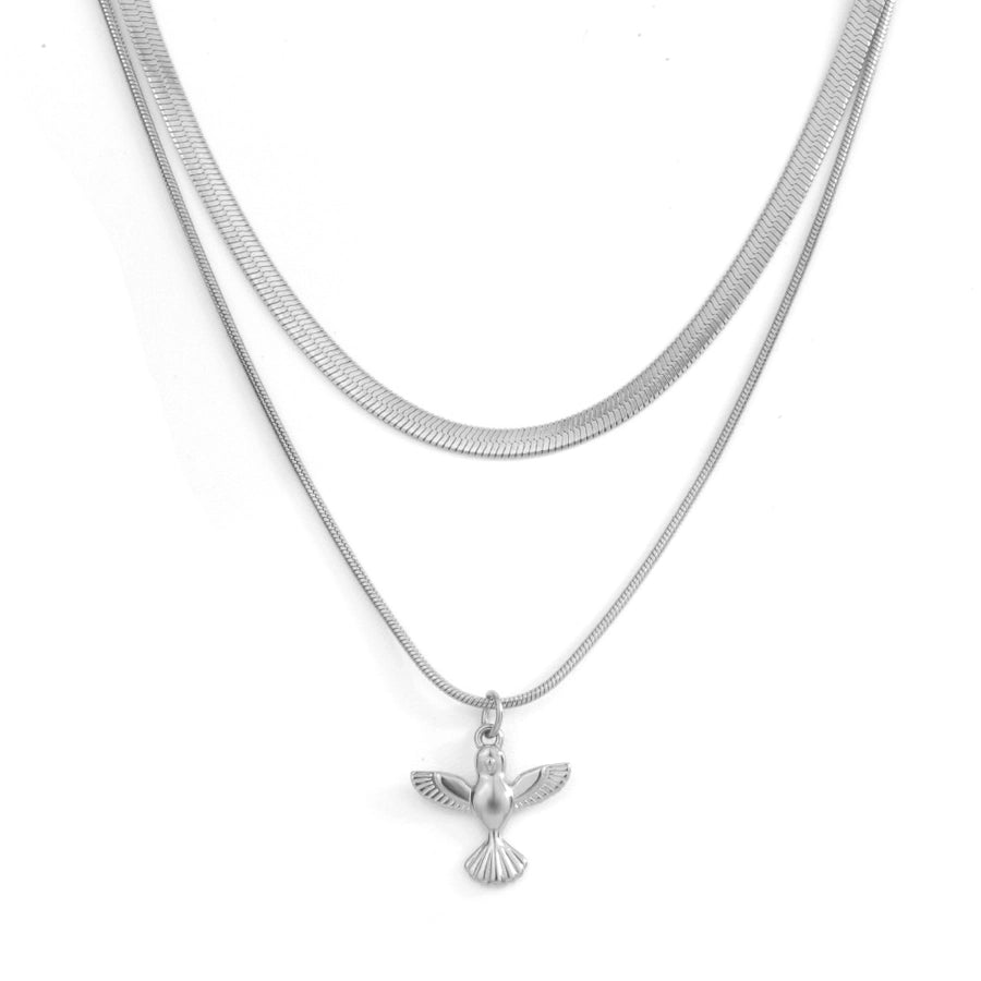 Double Layer Necklaces  [304 Stainless Steel]