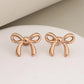 Bow Knot Earrings [304 Stainless Steel]