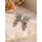 River Butterfly Wings Earrings [304 Stainless Steel]