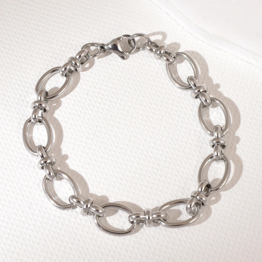 Retro Style Chains Bracelets [304 Stainless Steel]