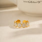 Daisy Flower Email Ring [304 roestvrij staal]