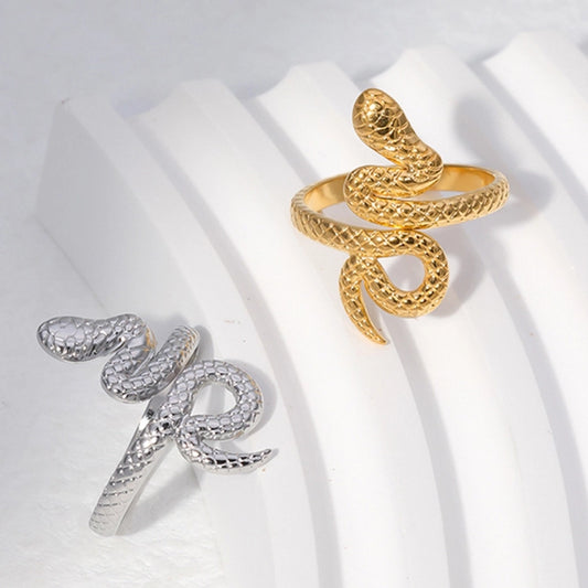 Snake Open Ring [Stainless Steel]