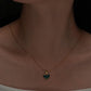 Heart Shape Necklace [304 Stainless Steel,18K Gold Plated]