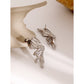 River Butterfly Wings Earrings [304 Stainless Steel]