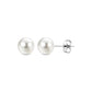 Silver Pearl Earrings [304 Stainless Steel]