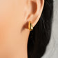 Water Droplets Earrings [304 Stainless Steel,18K Gold Plated]