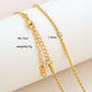 Chain Necklace [304 Stainless Steel,18K Gold Plated]