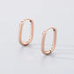 U-Shaped Earrings [Stainless Steel]