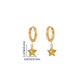 Star Drop Earrings [Stainless Steel]