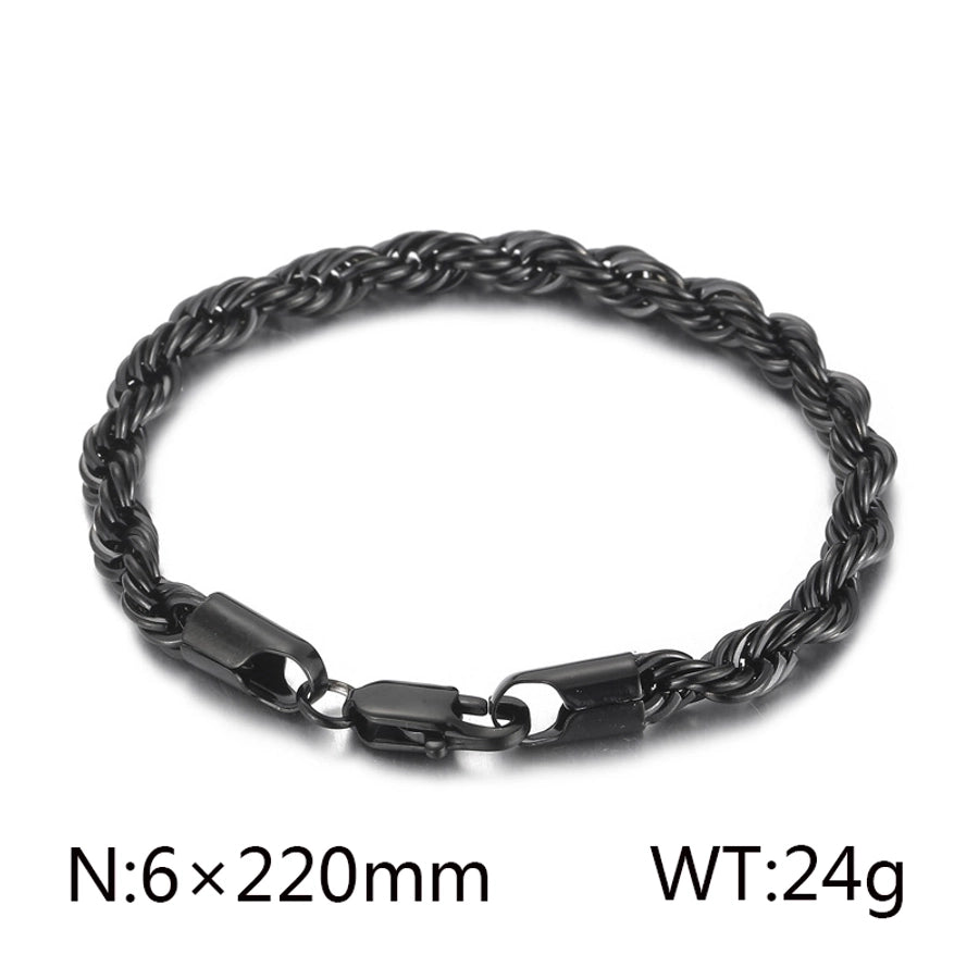 Rebkæde armbånd [304 rustfrit stål 18k guldbelagt]