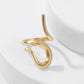 Fashion Snake Open Ring [Stainless Steel]