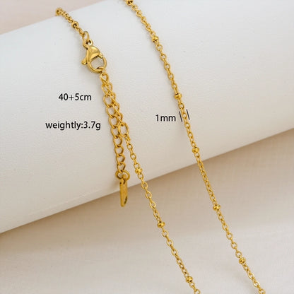 Chain Necklace [304 Stainless Steel,18K Gold Plated]