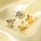 Star Stud Earrings [304 Stainless Steel]