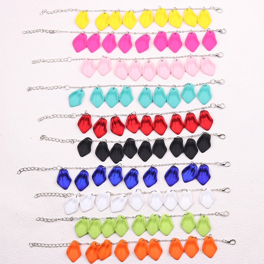 Acrylic Patchwork Bracelets/Necklace [304 Stainless Steel]