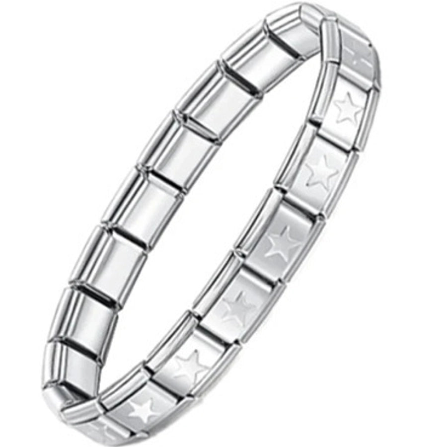 Metallic Bangle Bracelet[304 Stainless Steel]