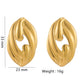 Mix Desgns Bow Knot Shell Earrings [316 Stainless Steel,18K Gold Plated]