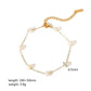 Freshwater Pearl  Bracelet/Necklace [304 Stainless ,18K Gold Plated]