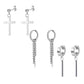 Sets of Drop Earrings [ Stainless Steel]