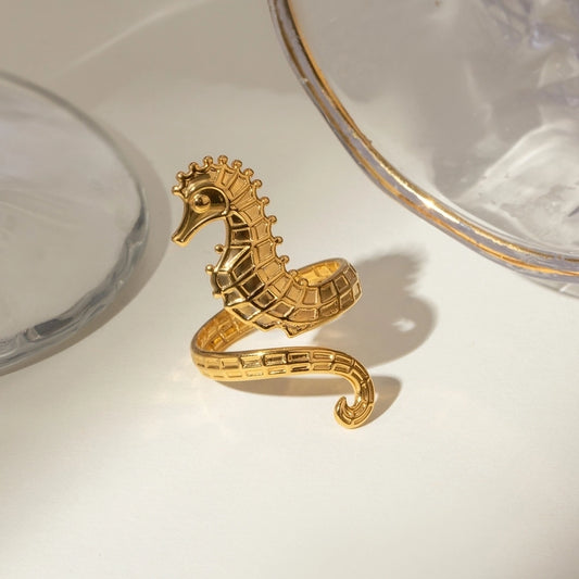 Hippocampus Ring [304 z nerezové oceli