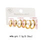 Hoop Earrings Sets [304 Stainless Steel]