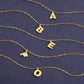 Sieraden preppy stijl solide kleur glanzende letter 304 roestvrijstalen hanger ketting