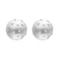 Ball Zircon Earrings [304 Stainless Steel]