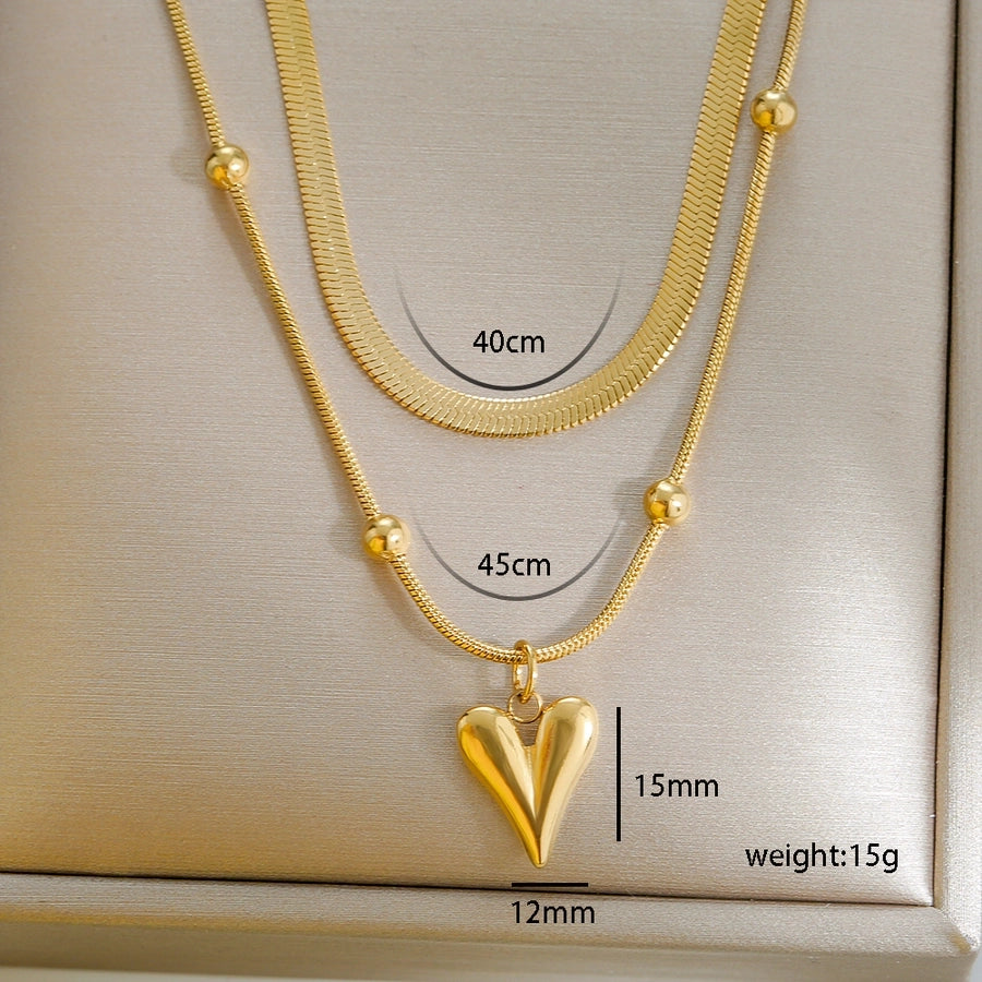 Double Layer Necklace [304 Stainless Steel]