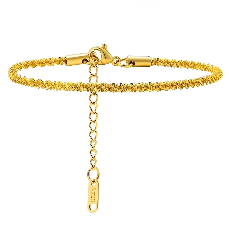 Mix Chain Bracelet [201 Stainless Steel, 18K Gold Plated]