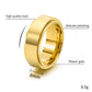 Retro Solid Color Ring [304 Stainless Steel18K Gold Plated]