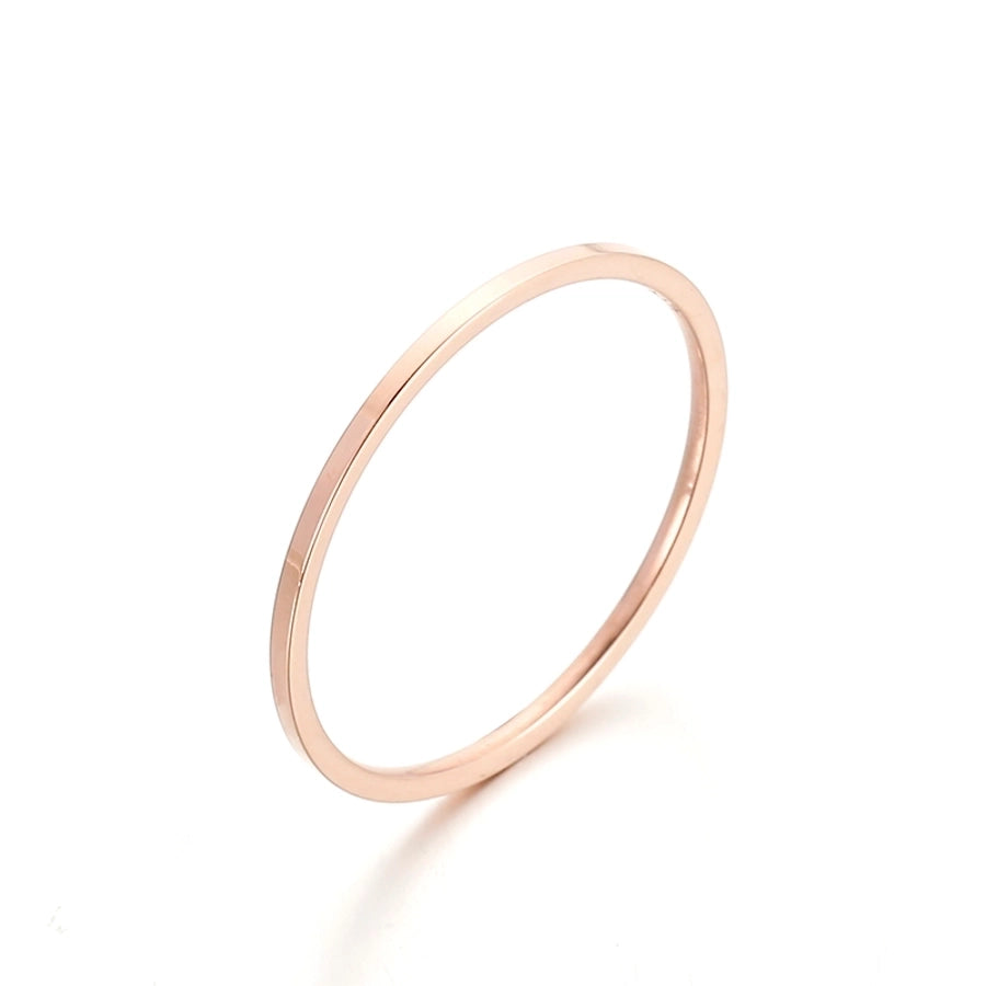 Thin Band Ring [Stainless Steel]