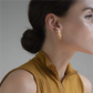 Sun Earrings/Necklace [304 Stainless Steel,18K Gold Plated]