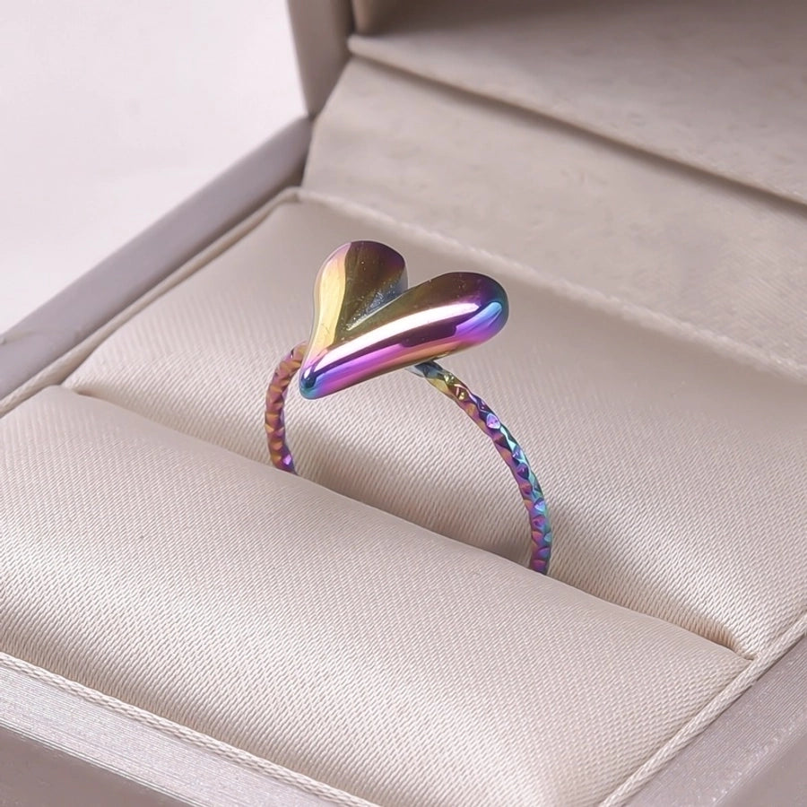 Heart Shape Ring [304 Stainless Steel]