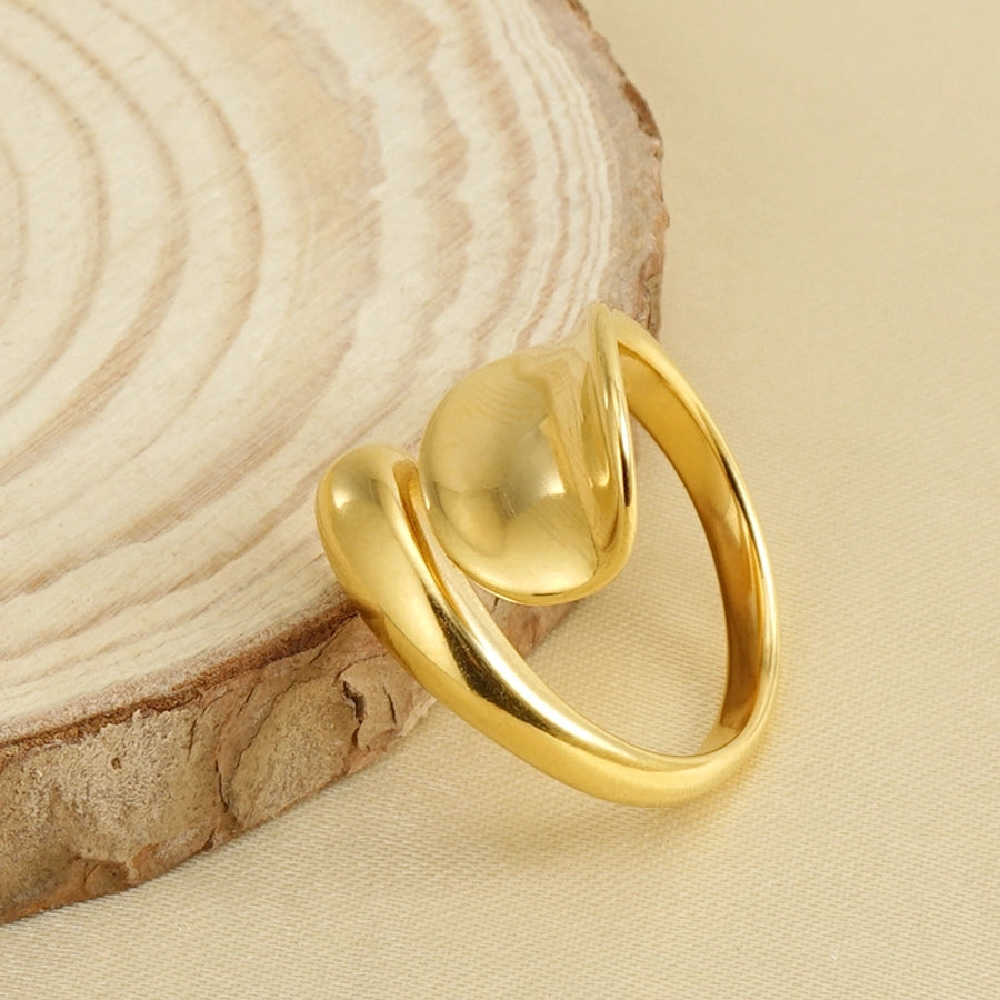 Geometric Ring [304 Stainless Steel, 18K Gold Plated]