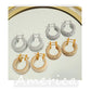 Pearl Hoop Earrings [304 Stainless Steel,18K Gold Plated]