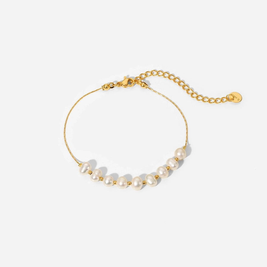 Pearls Bracelet [Stainless Steel]