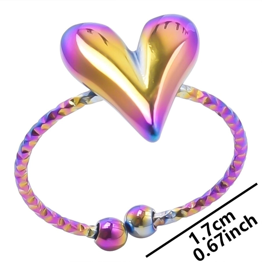 Heart Shape Ring [304 Stainless Steel]