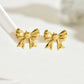 Bow Knot Earrings [201 Stainless Steel]