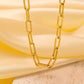 Link Chain Bracelet/Necklace [304 Stainless Steel,18K Gold Plated]