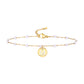 Letter Pearl Anklet [acero inoxidable 201, 18k dorado chapado]