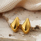 Mix Designs Earrings [304 Stainless Steel,18K Gold Plated]